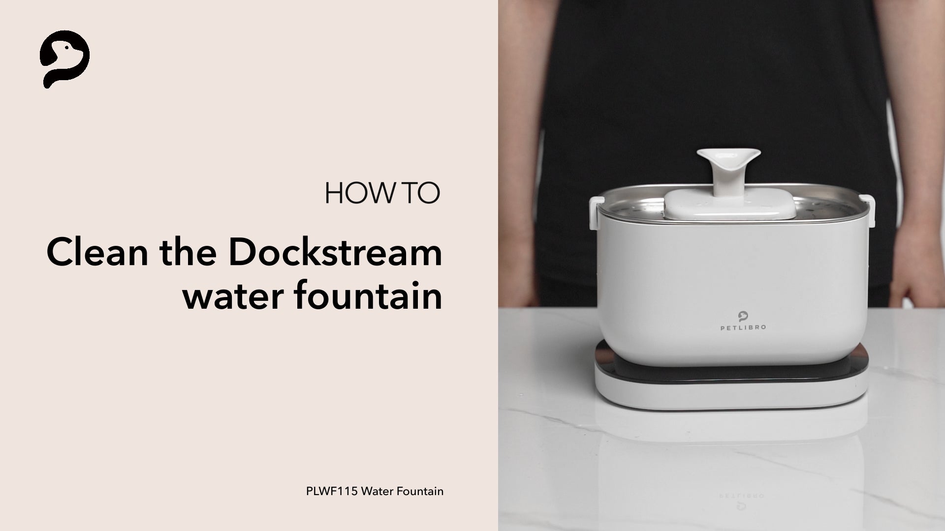 Petlibro PETLIBRO Brunnen Dockstream weiß für Haustier-Katze; neben Keywords Katzentoilette, automatischer Futterspender erwähnt