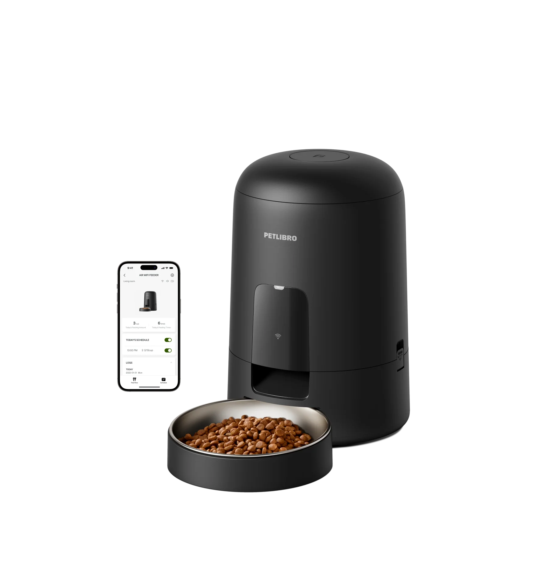 Petlibro PETLIBRO automatischer Futterspender schwarz mit App, Napf; Brunnen, Katze, Haustier, Katzentoilette erwähnt