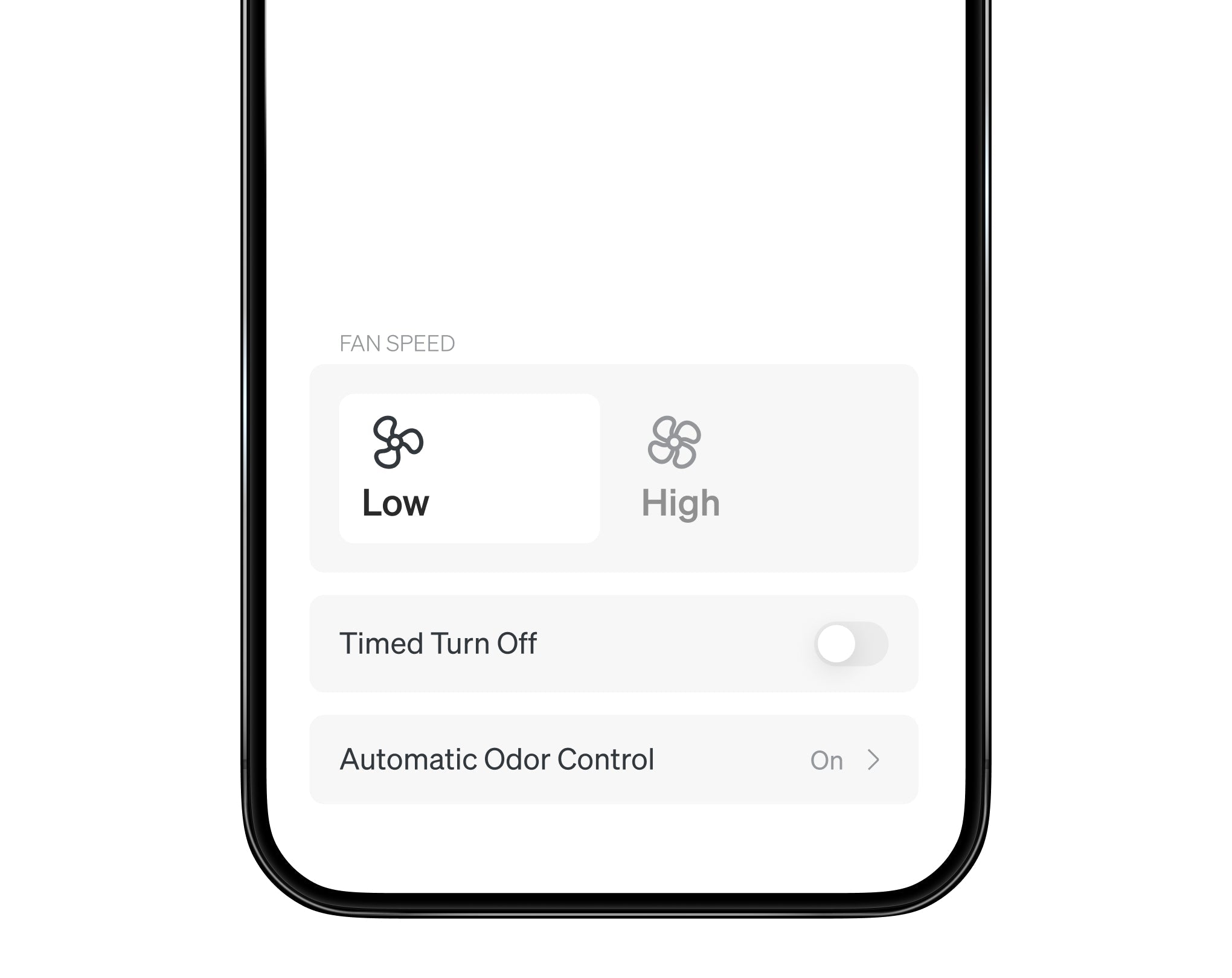 Petlibro PETLIBRO App-Steuerung für Brunnen, Katze/Haustier, Katzentoilette und automatischer Futterspender, Lüfter Low/High Anzeige