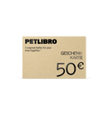 Petlibro PETLIBRO Geschenkkarte 50€; Hinweis auf Brunnen, Katze, Haustier, Katzentoilette und automatischer Futterspender
