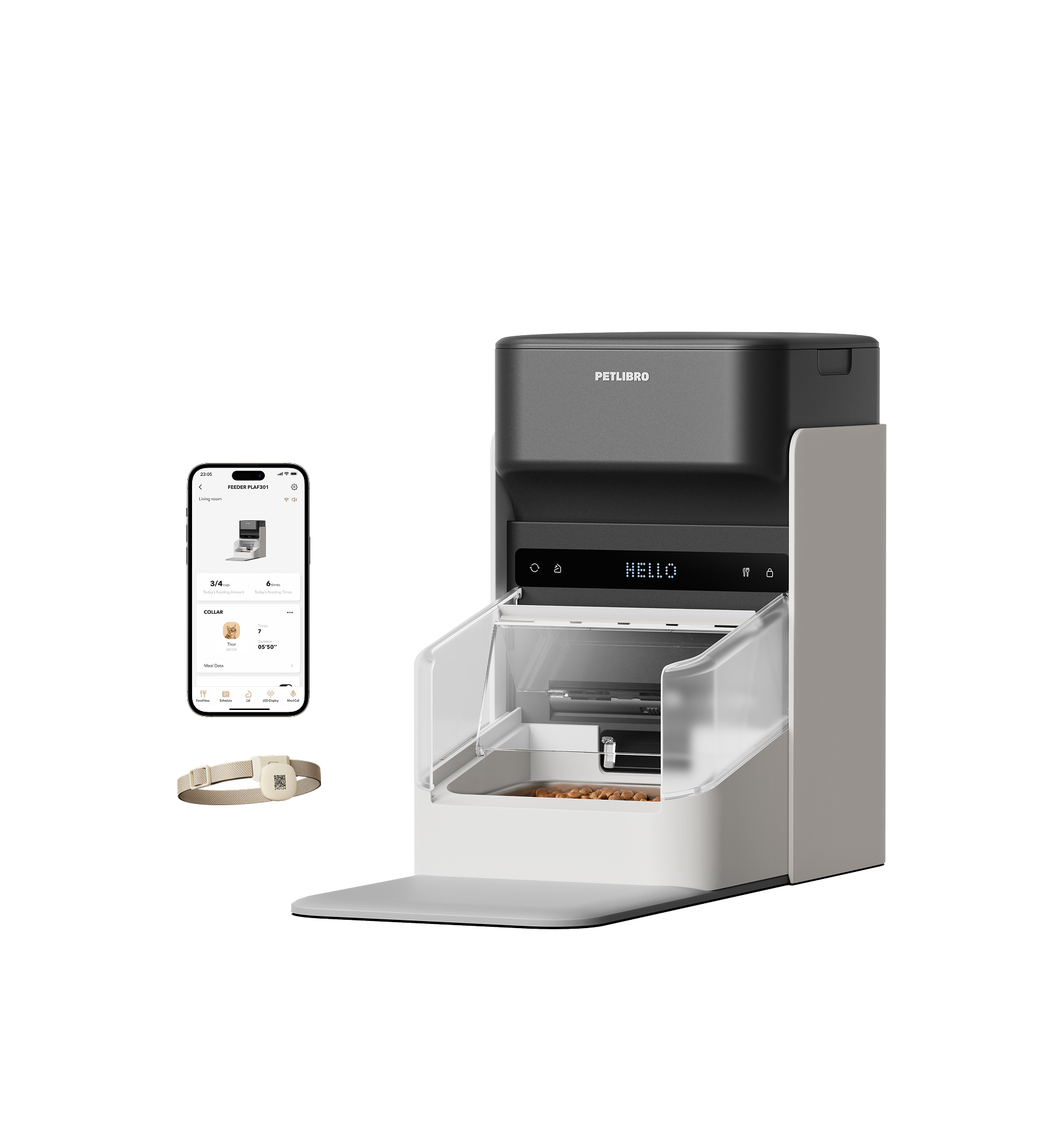 One RFID Futterautomat mit Halsband