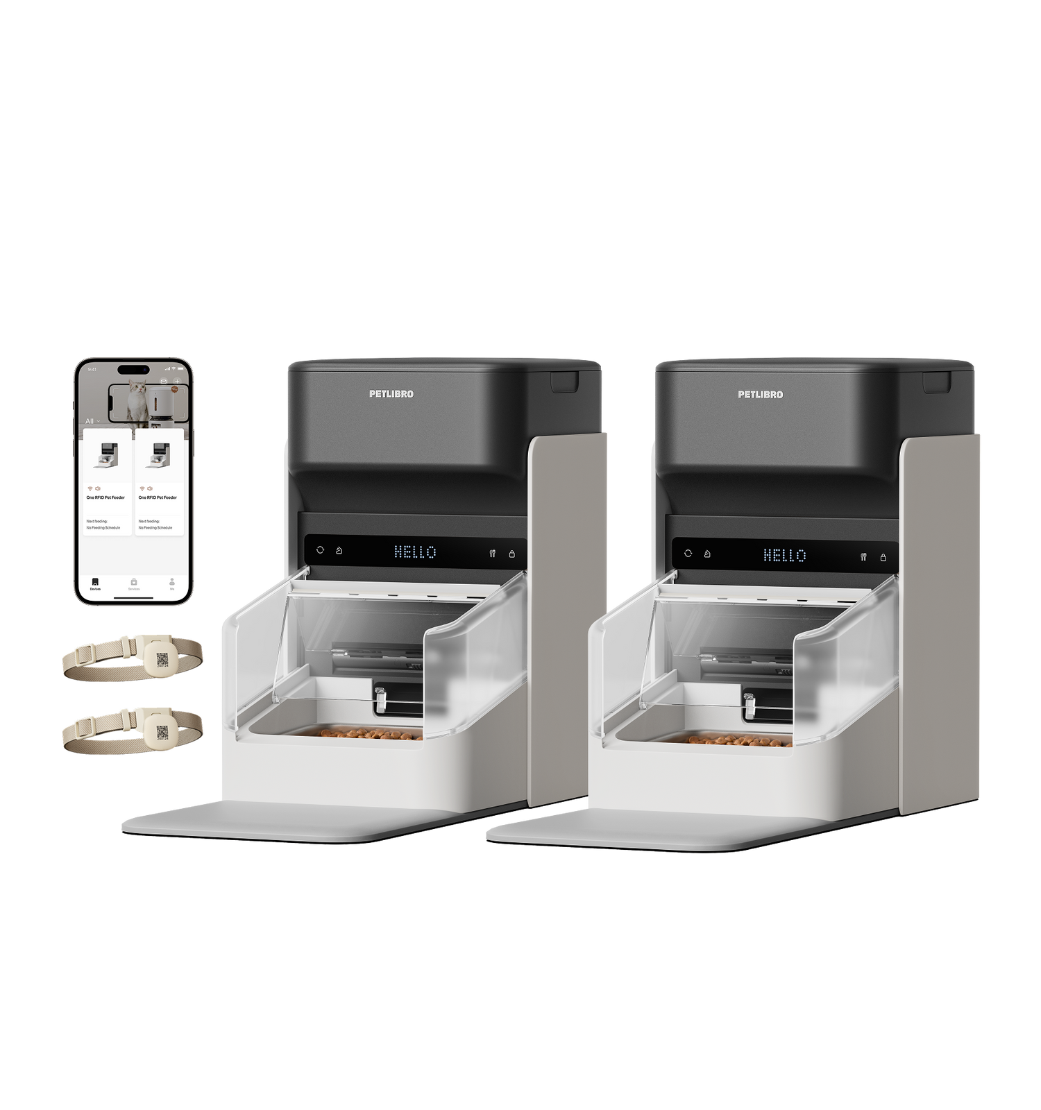 One RFID Futterautomat mit Halsband