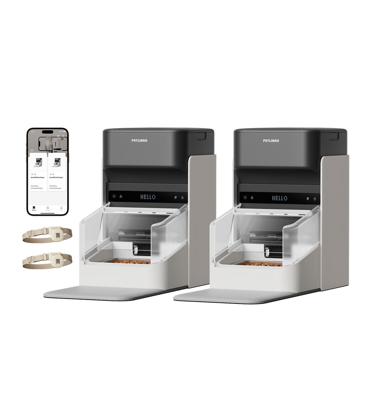 One RFID Futterautomat mit Halsband