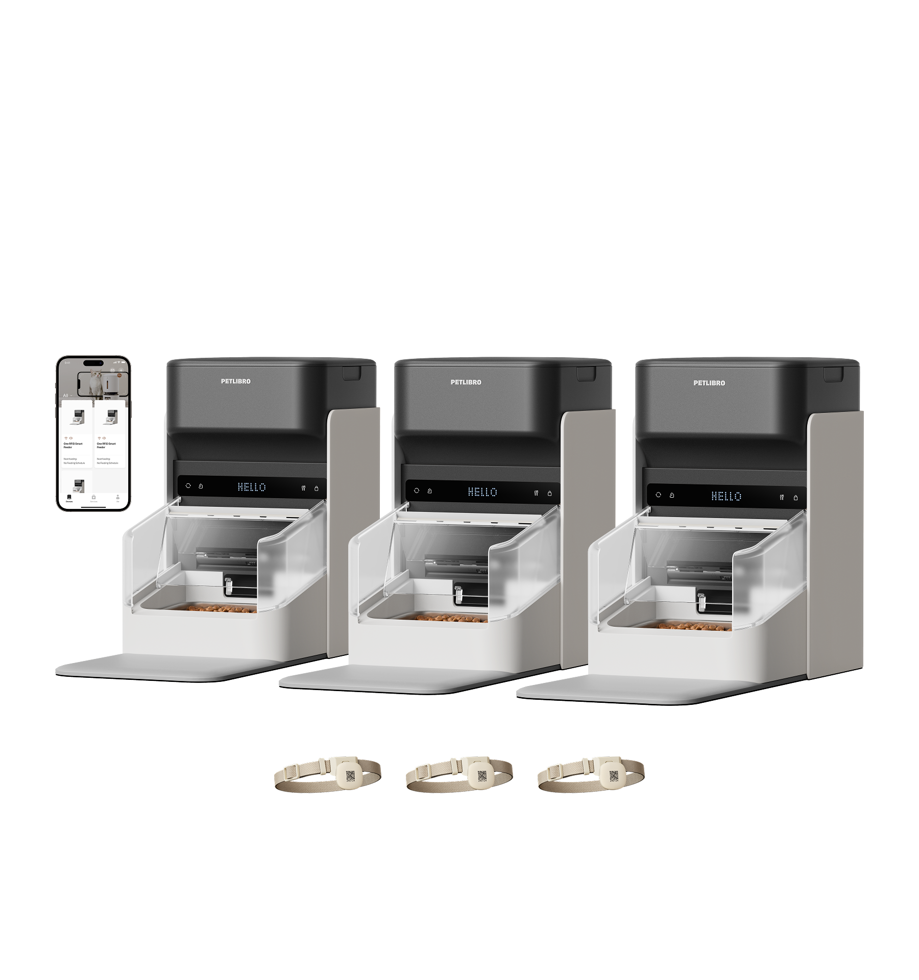 One RFID Futterautomat mit Halsband