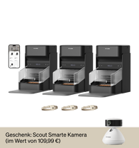 Petlibro PETLIBRO automatischer Futterspender schwarz mit App; Haustier Katze, Brunnen und Katzentoilette als Zubehör, Scout Kamera Geschenk