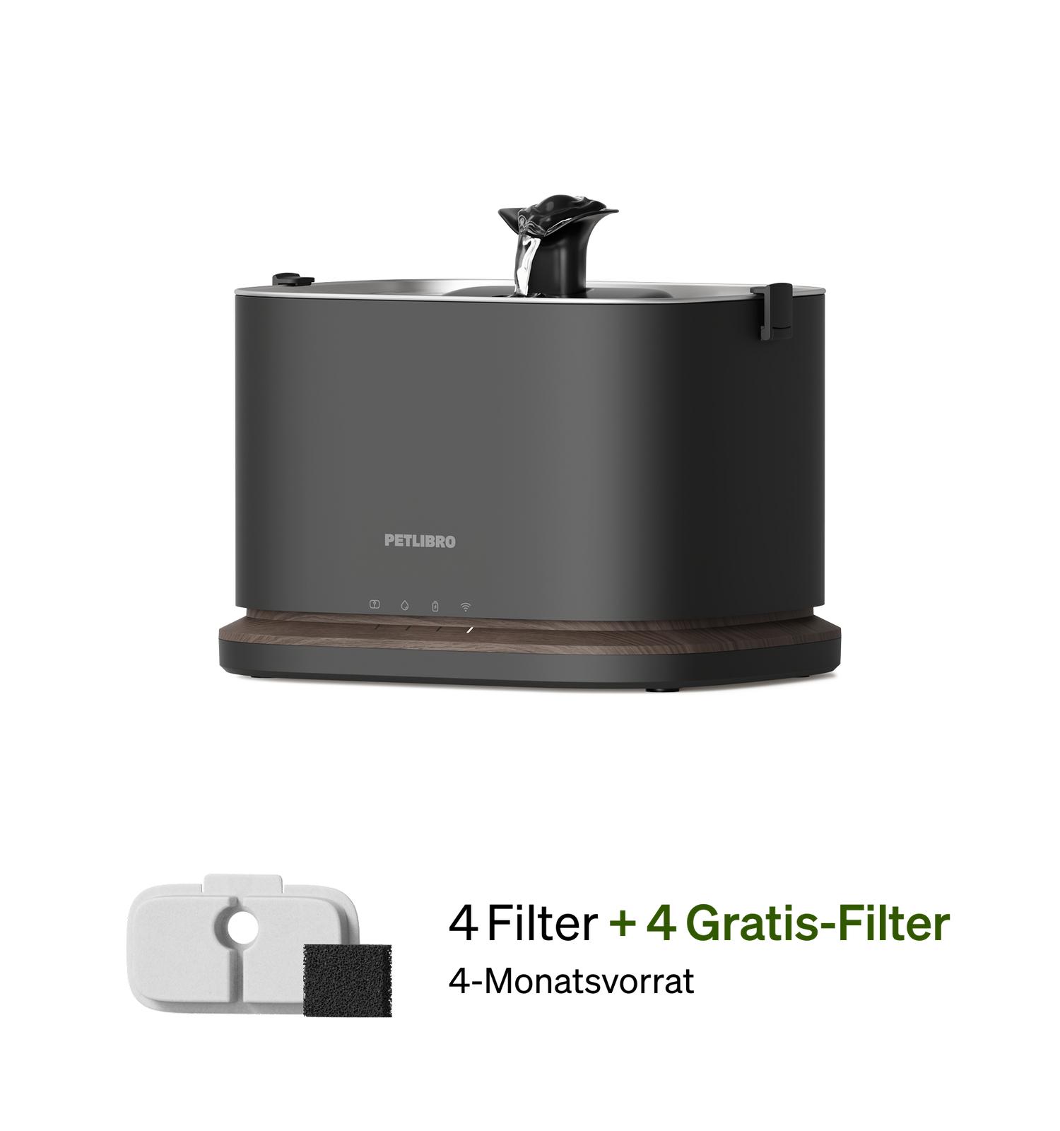 Petlibro PETLIBRO schwarz PDP WF116 4 Filters Black