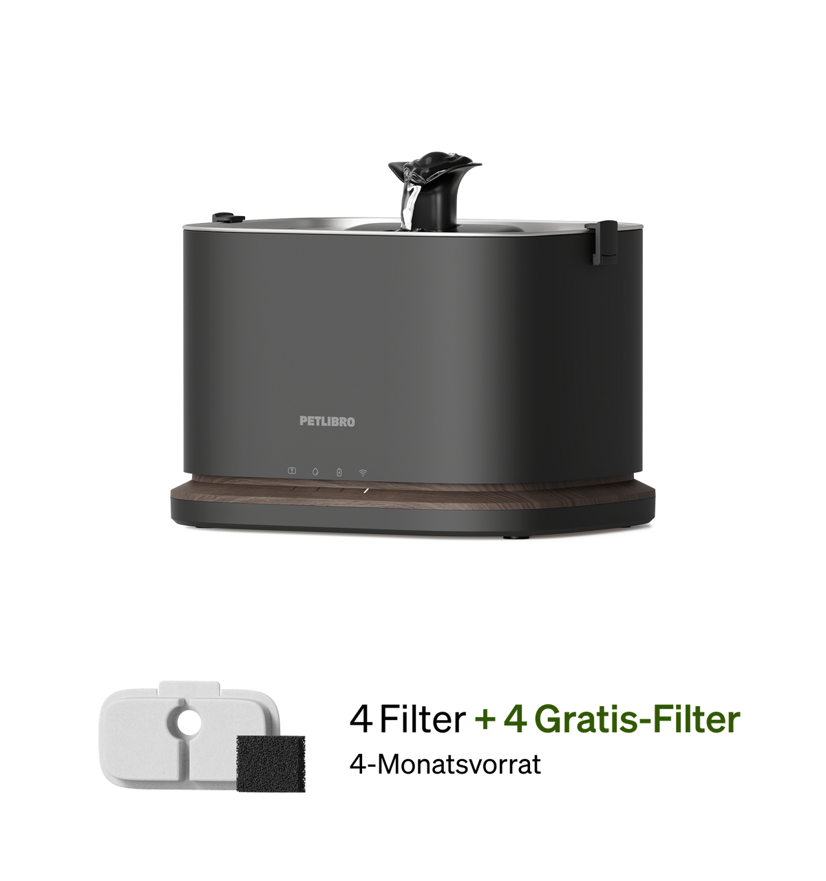 Petlibro PETLIBRO schwarz PDP WF116 4 Filters Black