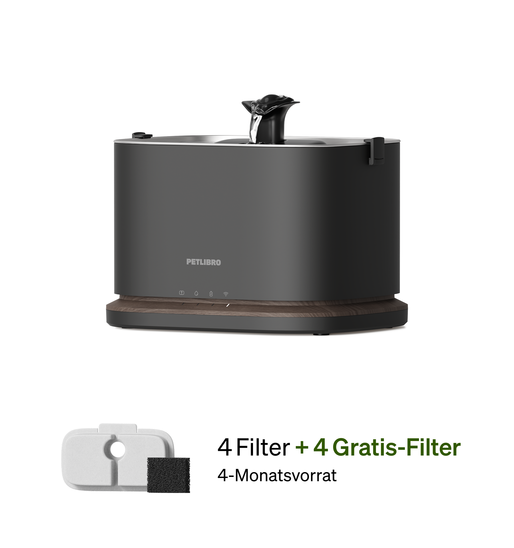 Petlibro PETLIBRO schwarz PDP WF116 4 Filters Black