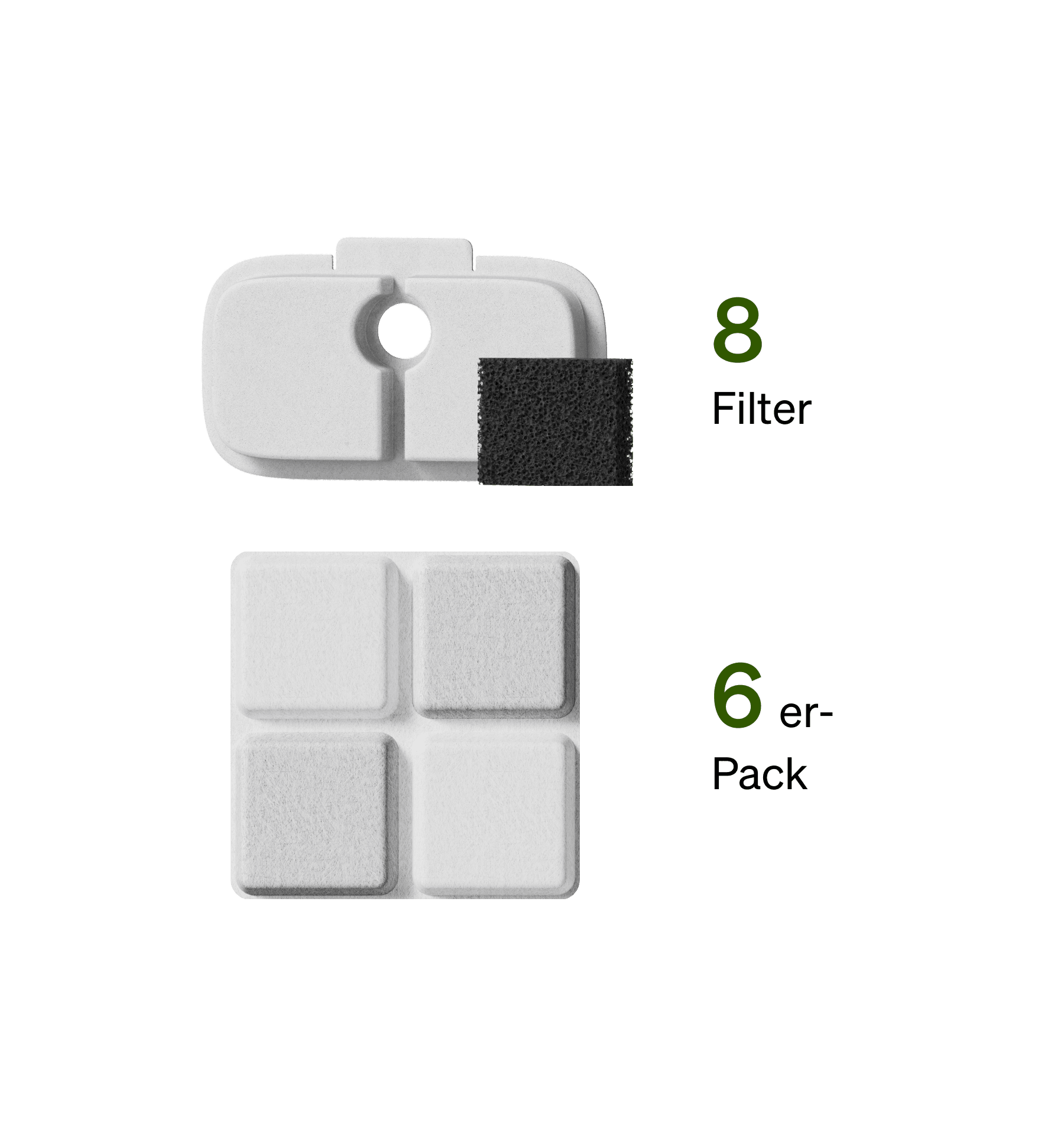 Lebensmittel Trockenmittelbeutel & Dockstream 2 Ersatzfilter