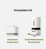 Petlibro PETLIBRO Brunnen und automatischer Futterspender, weiß; Haustier-Zubehör für Katze neben Katzentoilette-kompatibel Hinweis