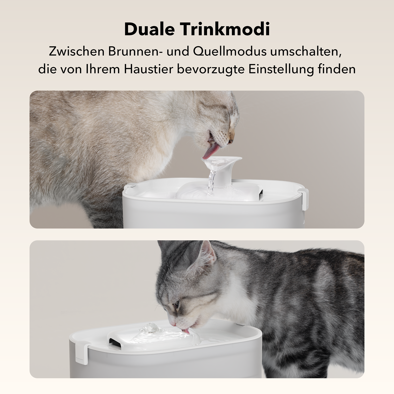 Drahtlose Wasserpumpe Katzen Hund Trinkbrunnen Schüssel Haustier