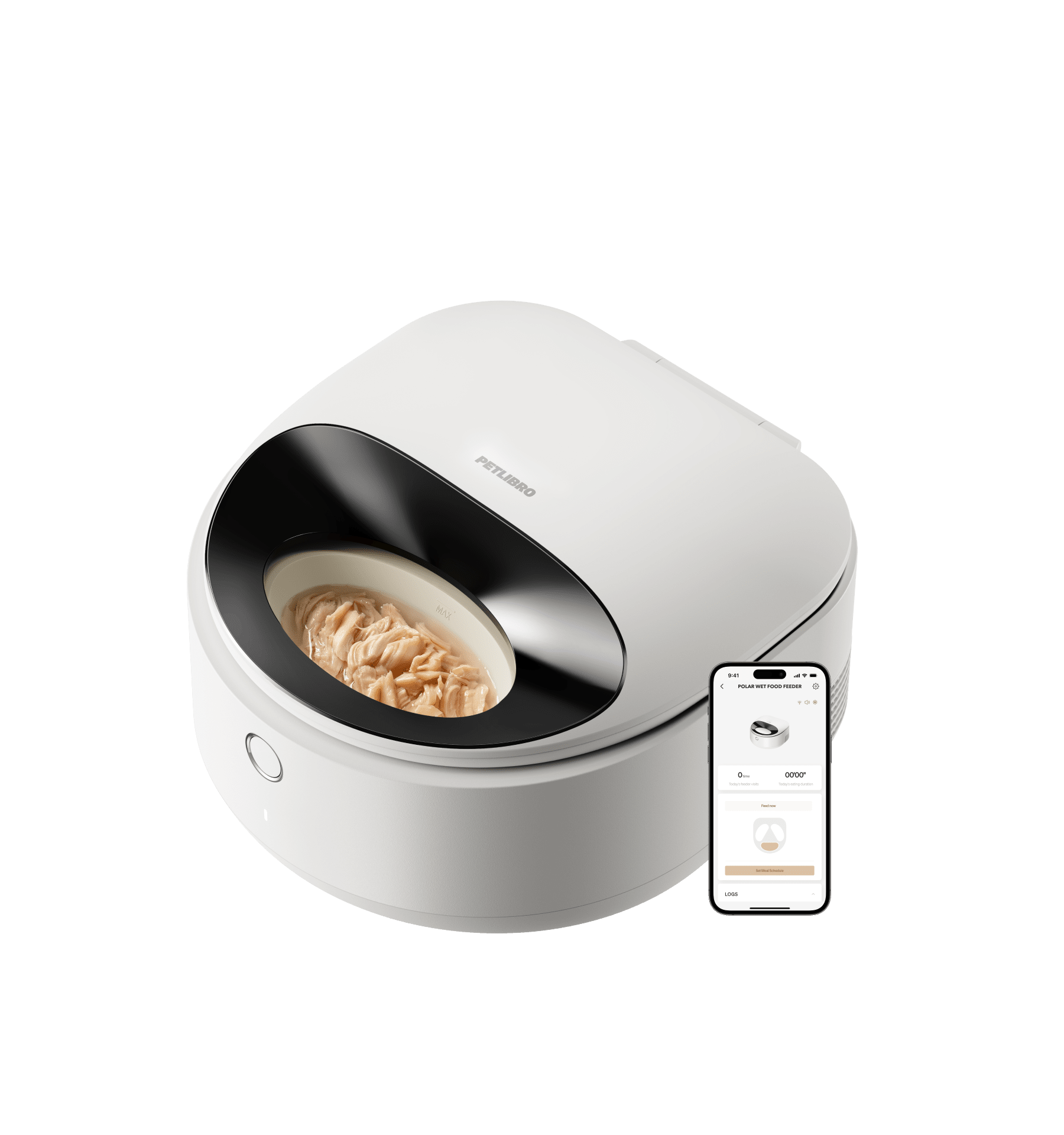 Petlibro Polar Futterspender für Nassfutter, Weiß