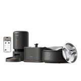 Polar Smart Nassfutterautomat & Granary Smart Kamera-Futterautomat & Dockstream 2 Smart Kabelloser Trinkbrunnen